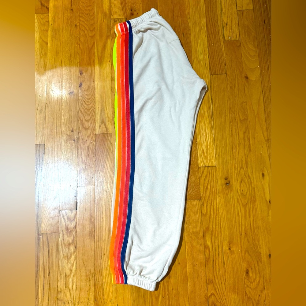 Aviator Nation Women’s 5 Stripe Sweatpants Medium